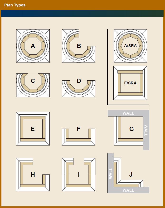 Column Plan Types / Shapes